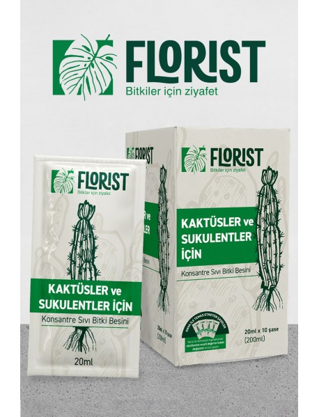Florıst Kaktus Sukulent Sıvı Bitki Besini