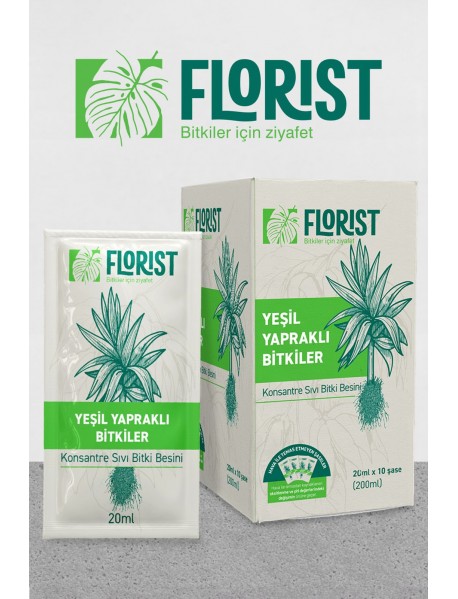 Florıst Yeşil Yapraklı Bitkiler Sıvı Bitki Besini