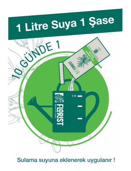 Florıst Yeşil Yapraklı Bitkiler Sıvı Bitki Besini